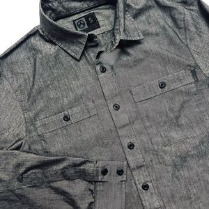 Magpul Men’s Button Up Shirt Small Gray‎